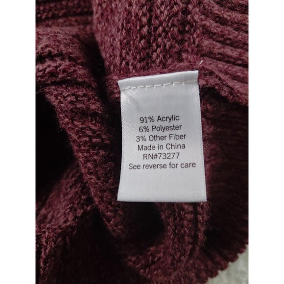 Nine West XL Ribbed Sweater Dress/Tunic Long Sleeve Round Neck - Picture 8 of 9